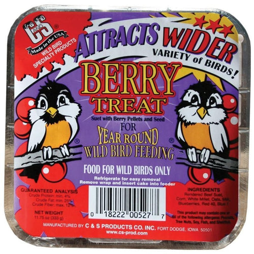 C&S Berry Treat Suet (11.75 oz)